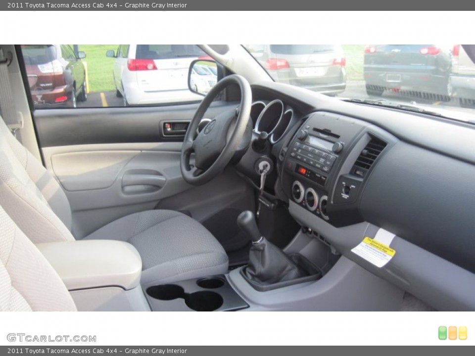 Graphite Gray Interior Photo for the 2011 Toyota Tacoma Access Cab 4x4 #52540893