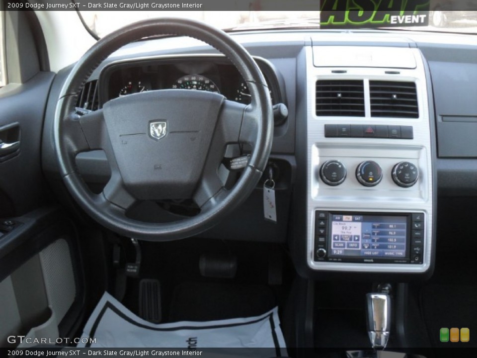 Dark Slate Gray/Light Graystone Interior Dashboard for the 2009 Dodge Journey SXT #52543221