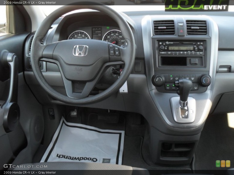Gray Interior Dashboard for the 2009 Honda CR-V LX #52543839