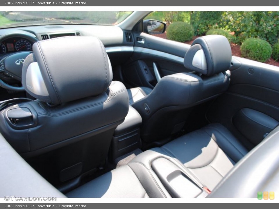 Graphite Interior Photo for the 2009 Infiniti G 37 Convertible #52544343