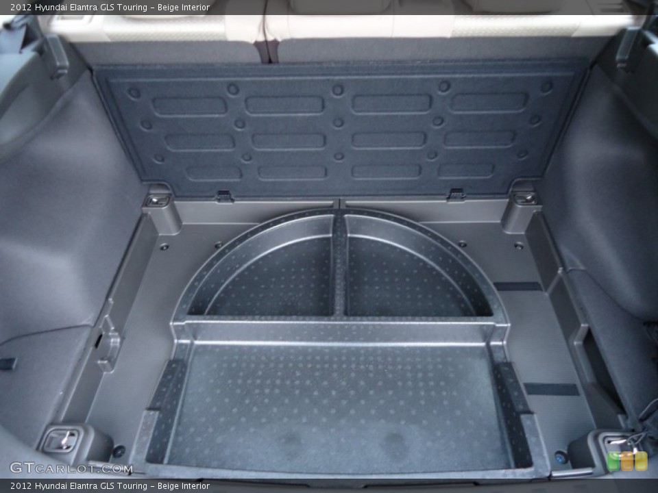 Beige Interior Trunk for the 2012 Hyundai Elantra GLS Touring #52544700