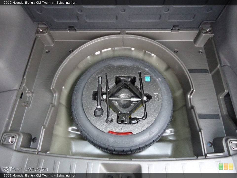 Beige Interior Trunk for the 2012 Hyundai Elantra GLS Touring #52544709