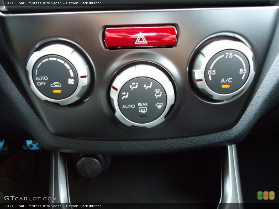 Carbon Black Interior Controls for the 2011 Subaru Impreza WRX Sedan #52545402