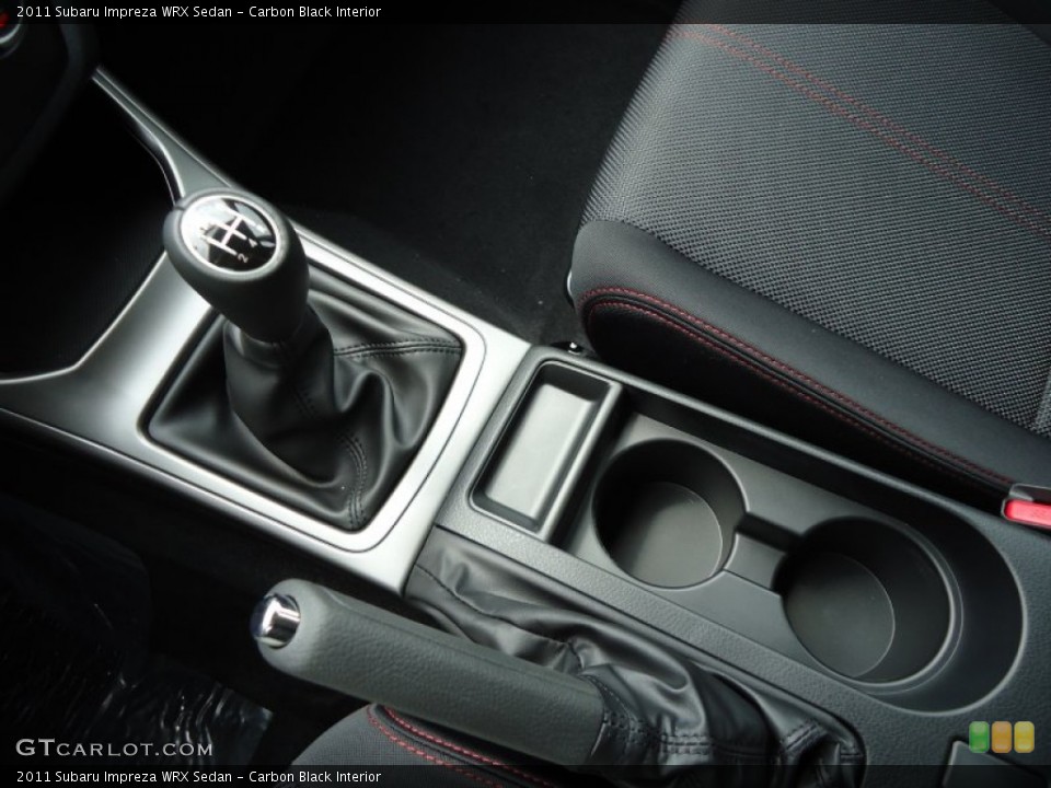 Carbon Black Interior Transmission for the 2011 Subaru Impreza WRX Sedan #52545414