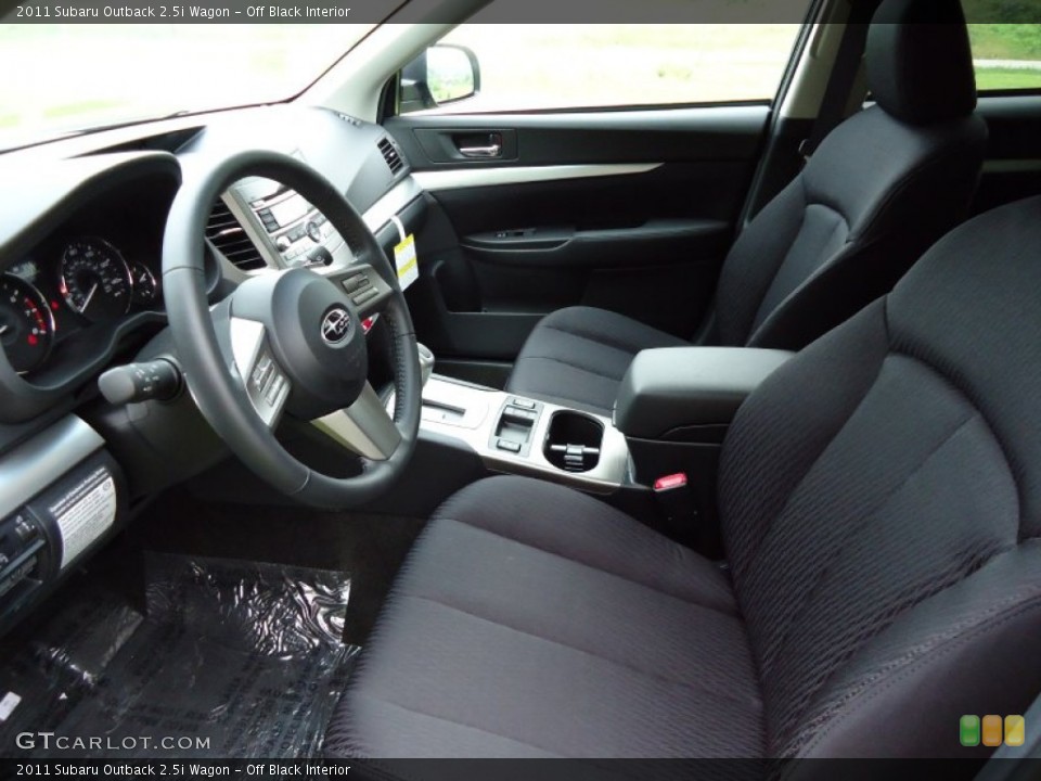 Off Black Interior Photo for the 2011 Subaru Outback 2.5i Wagon #52545765
