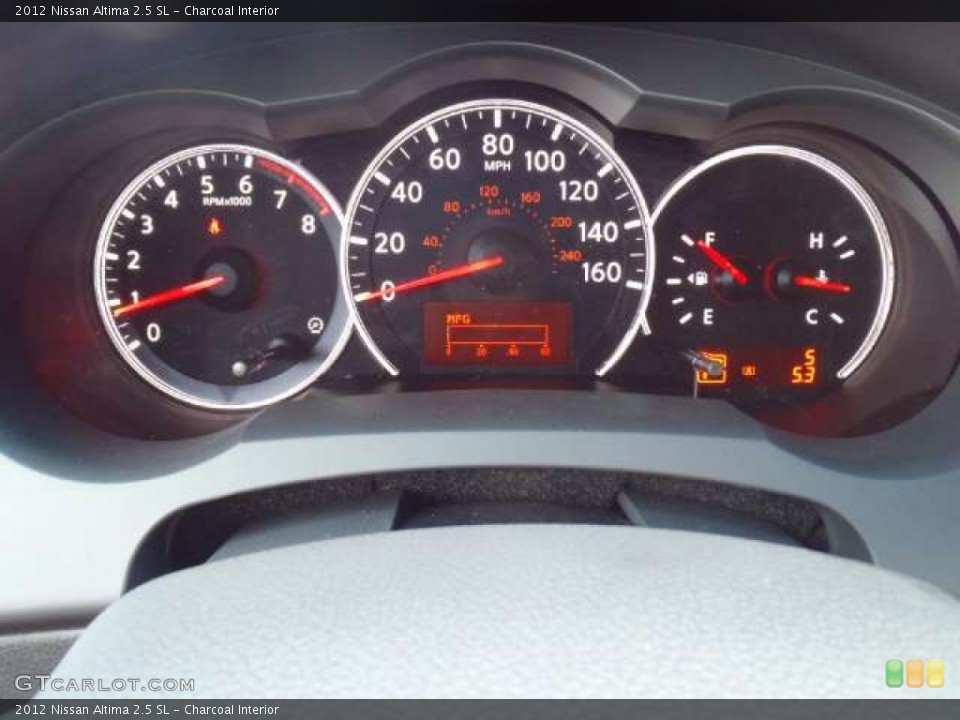 Charcoal Interior Gauges for the 2012 Nissan Altima 2.5 SL #52548494