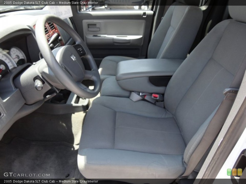 Medium Slate Gray Interior Photo for the 2005 Dodge Dakota SLT Club Cab #52548536