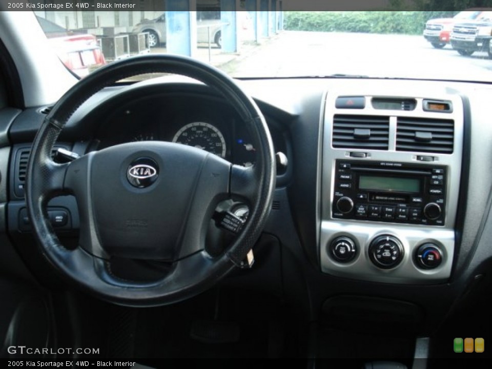 Black Interior Dashboard for the 2005 Kia Sportage EX 4WD #52550069