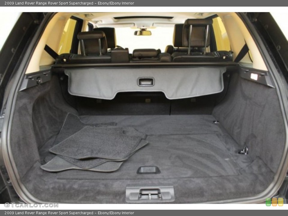 Ebony/Ebony Interior Trunk for the 2009 Land Rover Range Rover Sport Supercharged #52551401