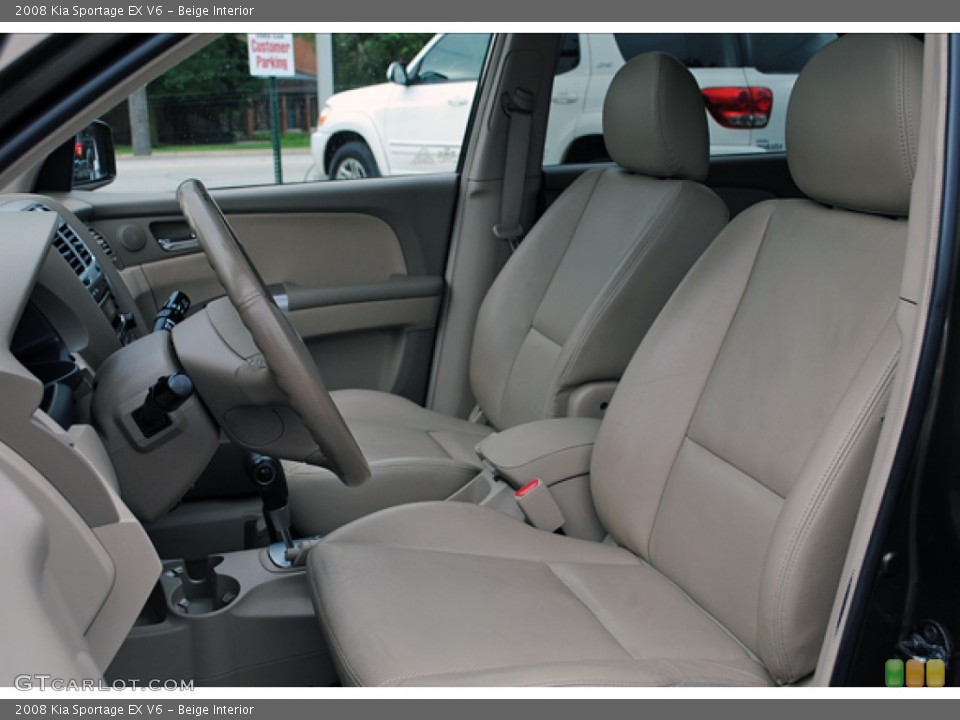 Beige Interior Photo for the 2008 Kia Sportage EX V6 #52552052