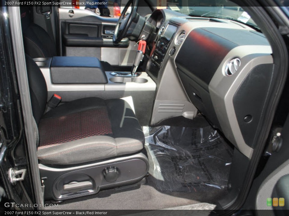 Black/Red Interior Photo for the 2007 Ford F150 FX2 Sport SuperCrew #52553072