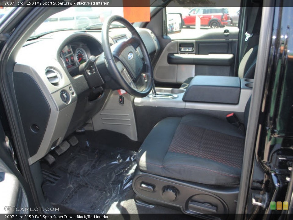 Black/Red Interior Photo for the 2007 Ford F150 FX2 Sport SuperCrew #52553270