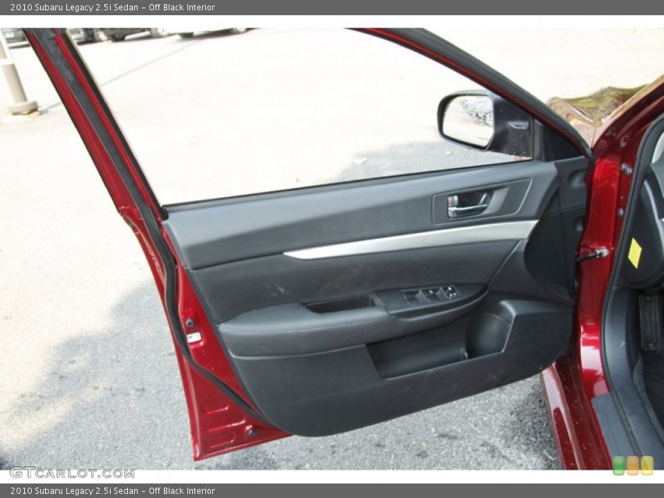 Off Black Interior Door Panel for the 2010 Subaru Legacy 2.5i Sedan #52553852