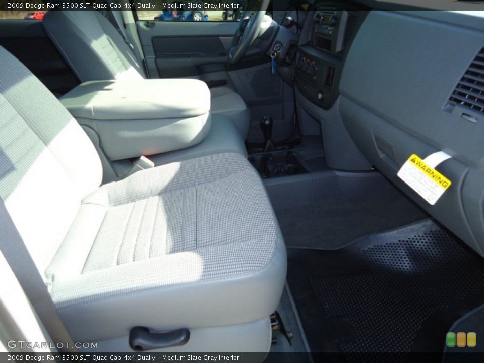 Medium Slate Gray Interior Photo for the 2009 Dodge Ram 3500 SLT Quad Cab 4x4 Dually #52553873