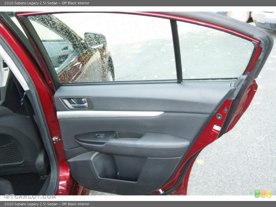 Off Black Interior Door Panel for the 2010 Subaru Legacy 2.5i Sedan #52553954