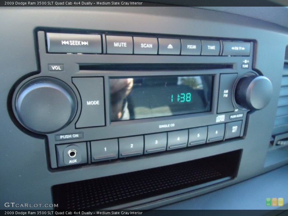 Medium Slate Gray Interior Controls for the 2009 Dodge Ram 3500 SLT Quad Cab 4x4 Dually #52554080