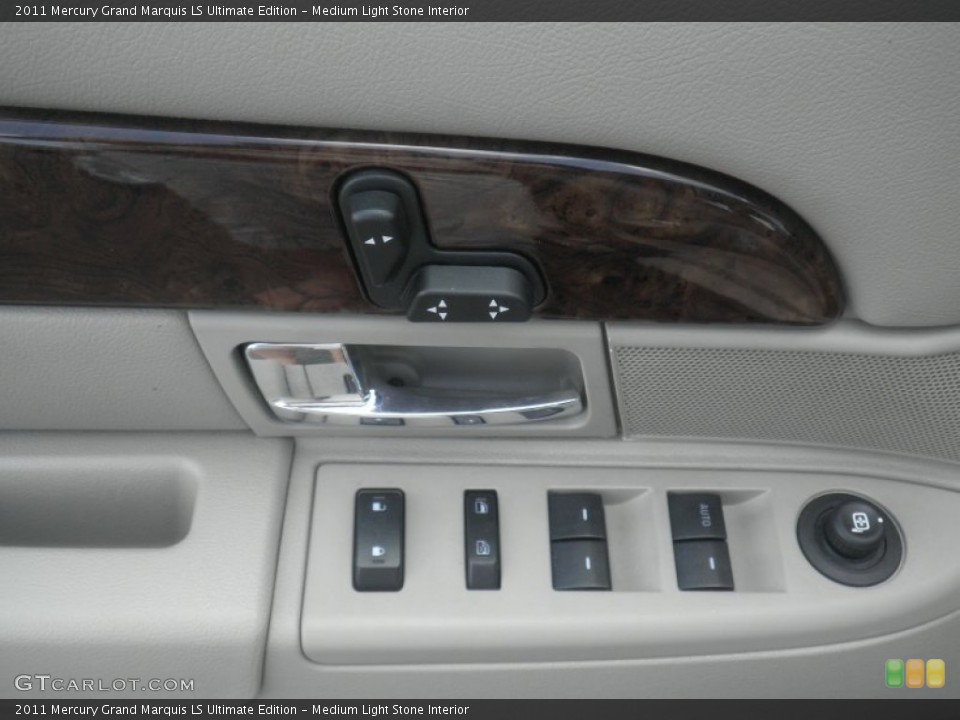 Medium Light Stone Interior Controls for the 2011 Mercury Grand Marquis LS Ultimate Edition #52555028
