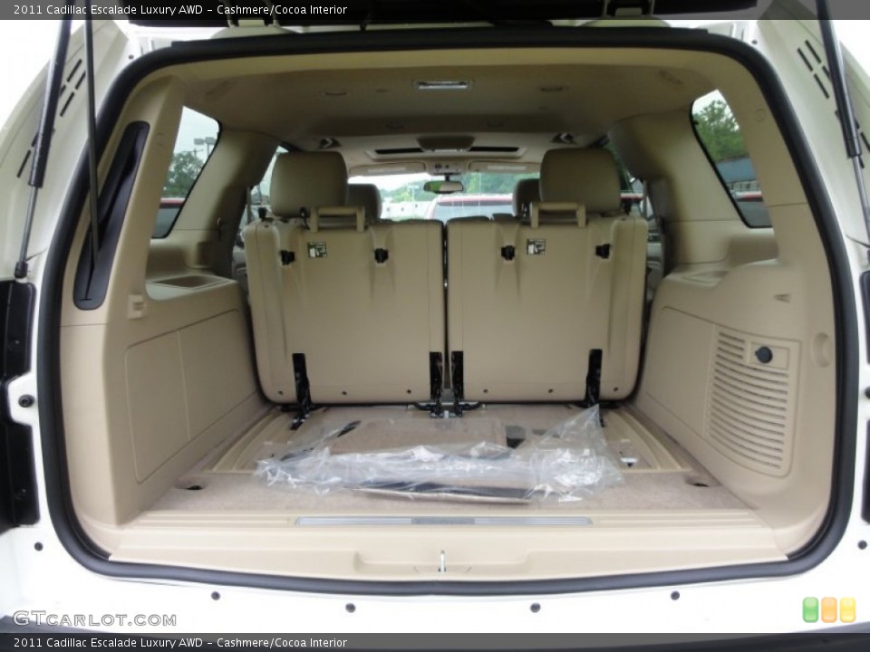 Cashmere/Cocoa Interior Trunk for the 2011 Cadillac Escalade Luxury AWD #52556960