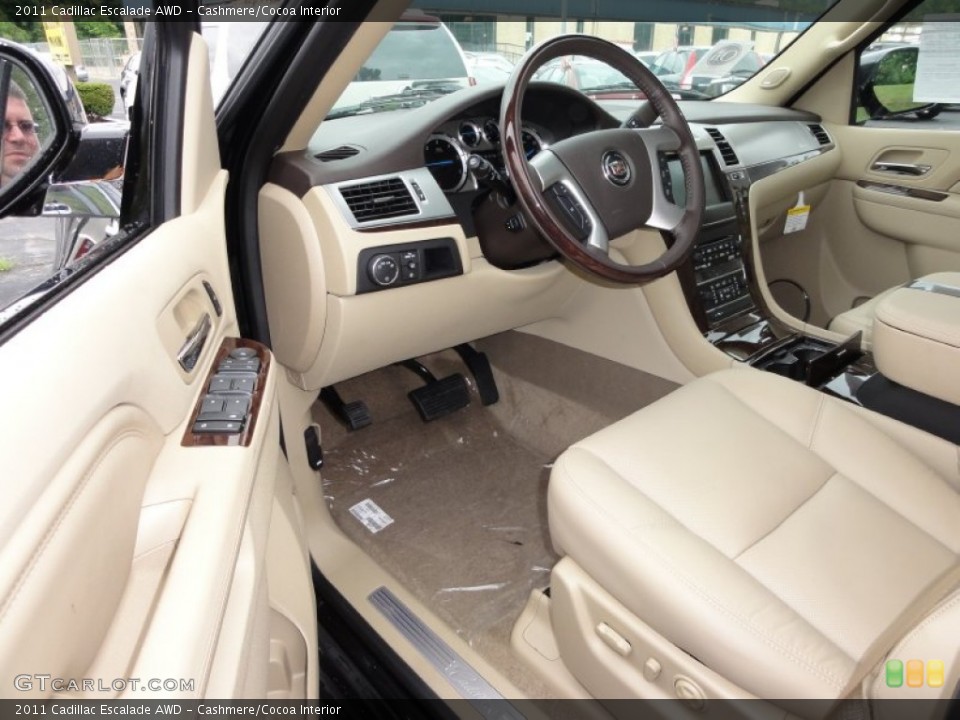 Cashmere/Cocoa Interior Prime Interior for the 2011 Cadillac Escalade AWD #52557310