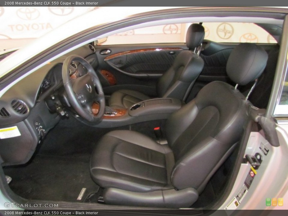 Black Interior Photo for the 2008 Mercedes-Benz CLK 550 Coupe #52558499