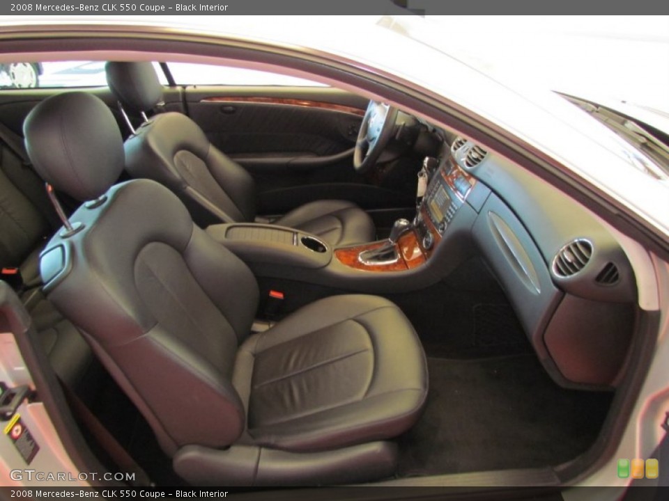 Black Interior Photo for the 2008 Mercedes-Benz CLK 550 Coupe #52558652