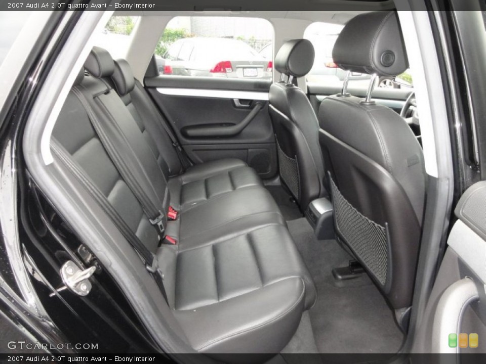 Ebony Interior Photo for the 2007 Audi A4 2.0T quattro Avant #52560131