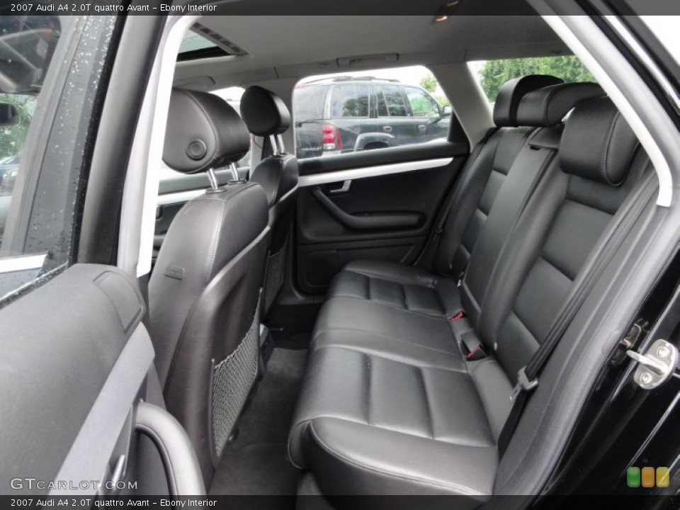 Ebony Interior Photo for the 2007 Audi A4 2.0T quattro Avant #52560146