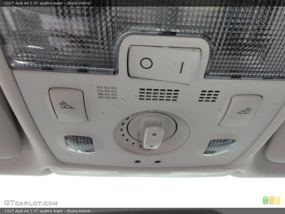 Ebony Interior Controls for the 2007 Audi A4 2.0T quattro Avant #52560383