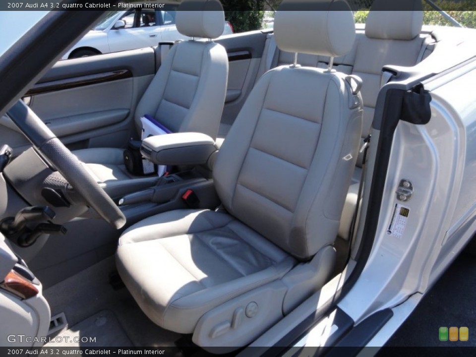 Platinum Interior Photo for the 2007 Audi A4 3.2 quattro Cabriolet #52561388