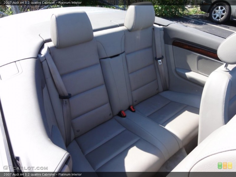 Platinum Interior Photo for the 2007 Audi A4 3.2 quattro Cabriolet #52561466