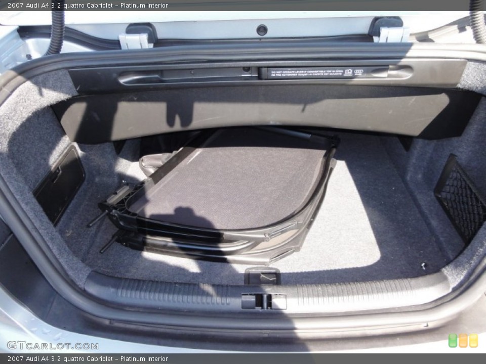 Platinum Interior Trunk for the 2007 Audi A4 3.2 quattro Cabriolet #52561484