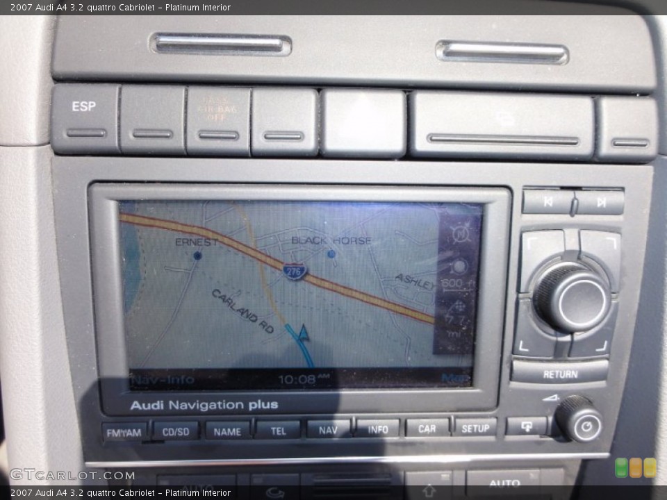 Platinum Interior Navigation for the 2007 Audi A4 3.2 quattro Cabriolet #52561628