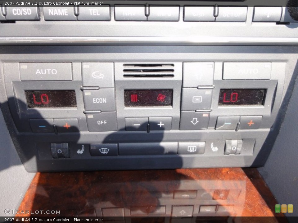 Platinum Interior Controls for the 2007 Audi A4 3.2 quattro Cabriolet #52561640
