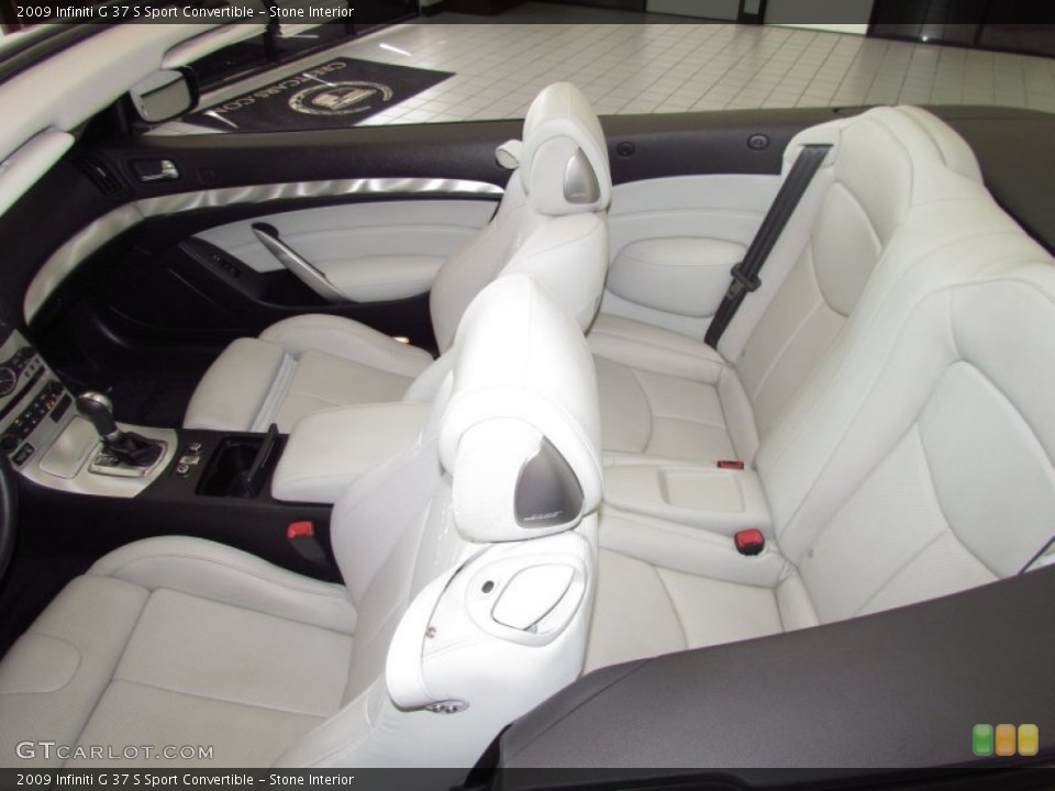 Stone Interior Photo for the 2009 Infiniti G 37 S Sport Convertible #52563941