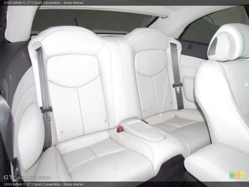 Stone Interior Photo for the 2009 Infiniti G 37 S Sport Convertible #52563983