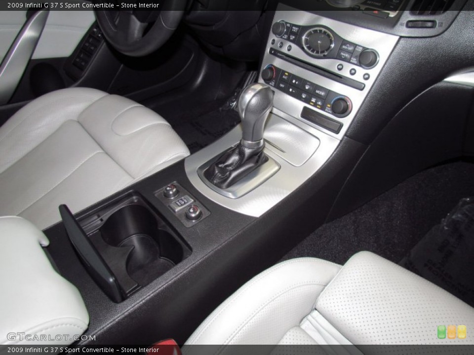 Stone Interior Transmission for the 2009 Infiniti G 37 S Sport Convertible #52564091