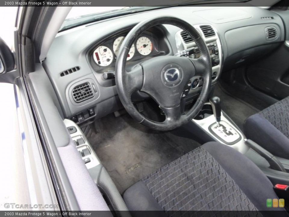 Off Black Interior Photo for the 2003 Mazda Protege 5 Wagon #52564220