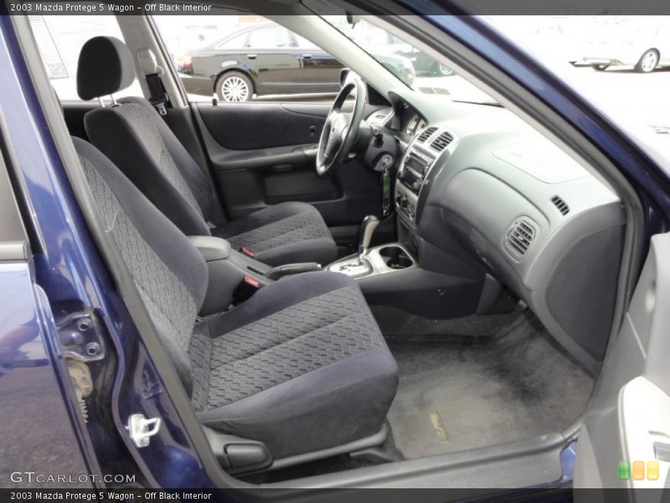 Off Black Interior Photo for the 2003 Mazda Protege 5 Wagon #52564346