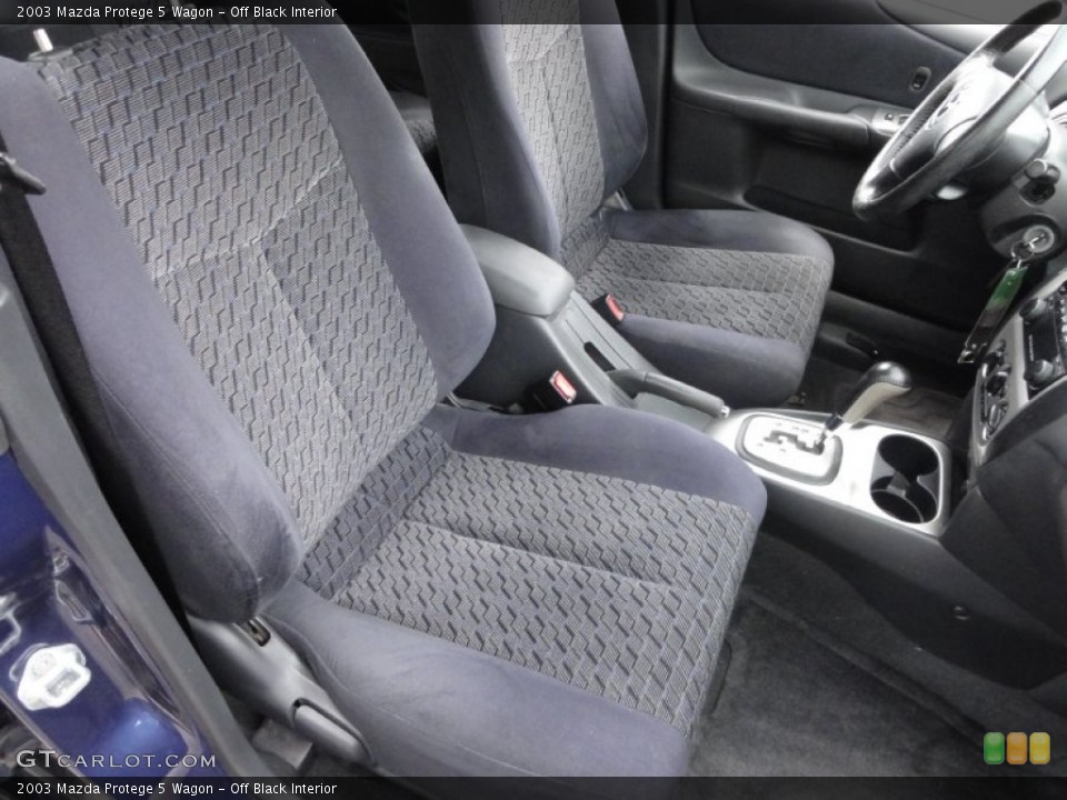 Off Black Interior Photo for the 2003 Mazda Protege 5 Wagon #52564361