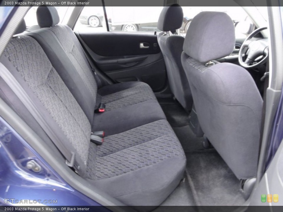 Off Black Interior Photo for the 2003 Mazda Protege 5 Wagon #52564394