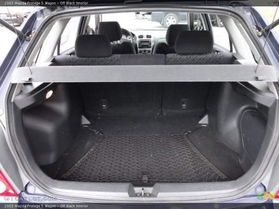 Off Black Interior Trunk for the 2003 Mazda Protege 5 Wagon #52564490