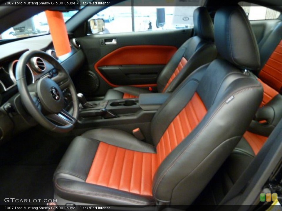 Black/Red Interior Photo for the 2007 Ford Mustang Shelby GT500 Coupe #52564565