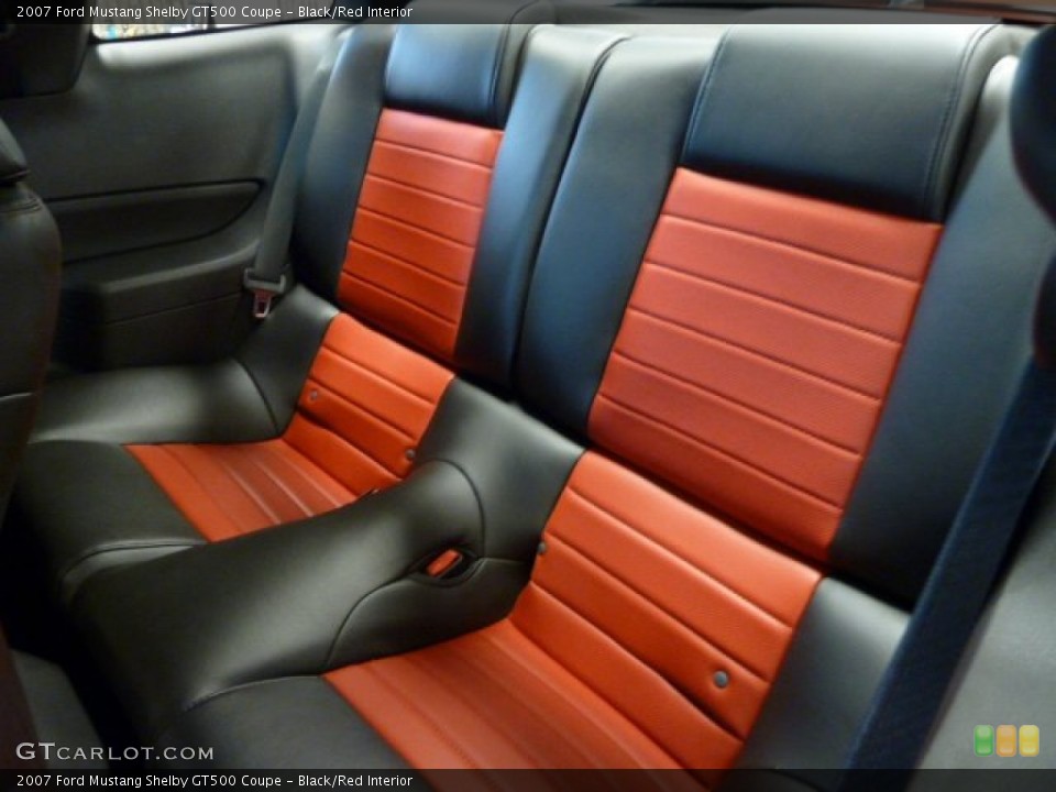 Black/Red Interior Photo for the 2007 Ford Mustang Shelby GT500 Coupe #52564577