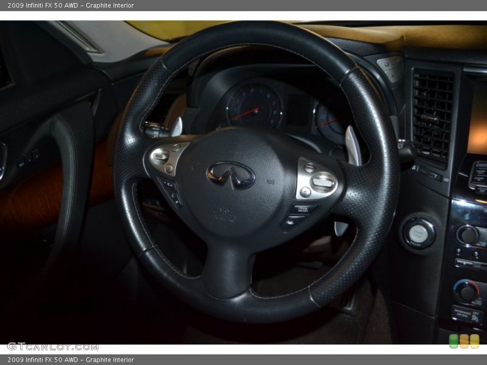 Graphite Interior Steering Wheel for the 2009 Infiniti FX 50 AWD #52564664