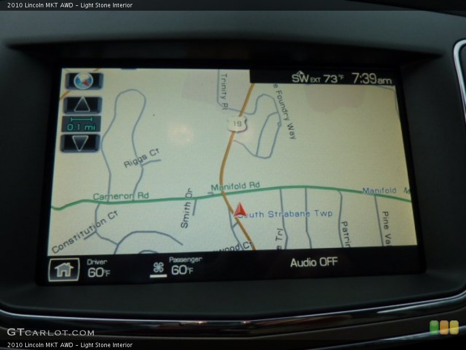Light Stone Interior Navigation for the 2010 Lincoln MKT AWD #52566575