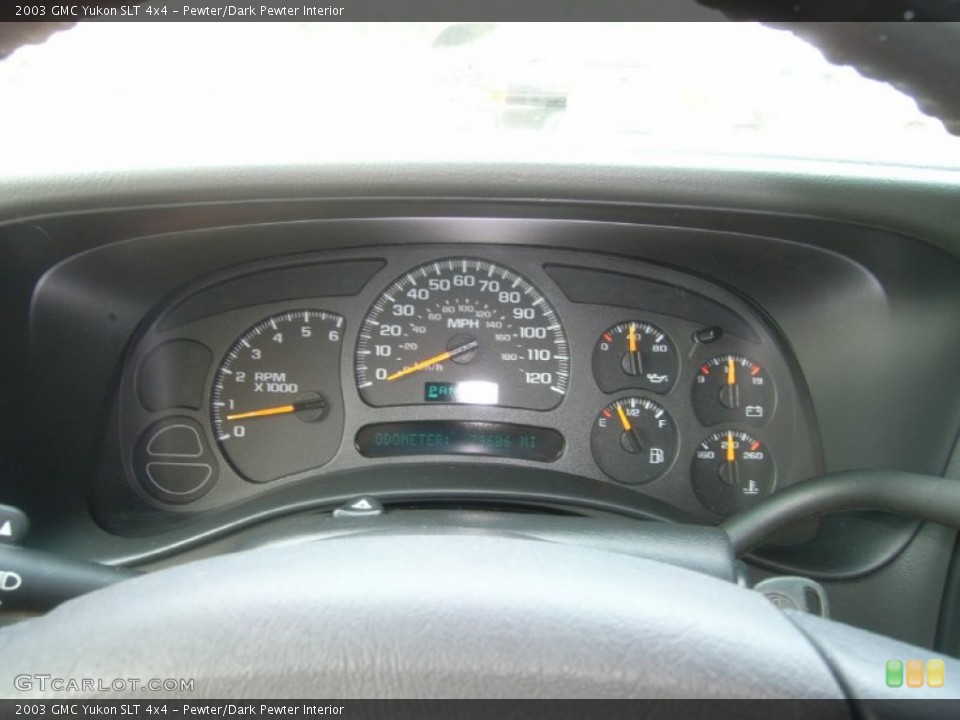 Pewter/Dark Pewter Interior Gauges for the 2003 GMC Yukon SLT 4x4 #52566836