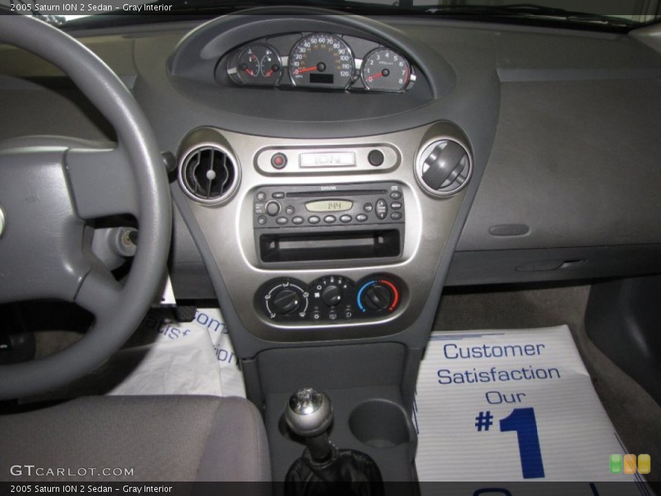Gray Interior Controls for the 2005 Saturn ION 2 Sedan #52567031