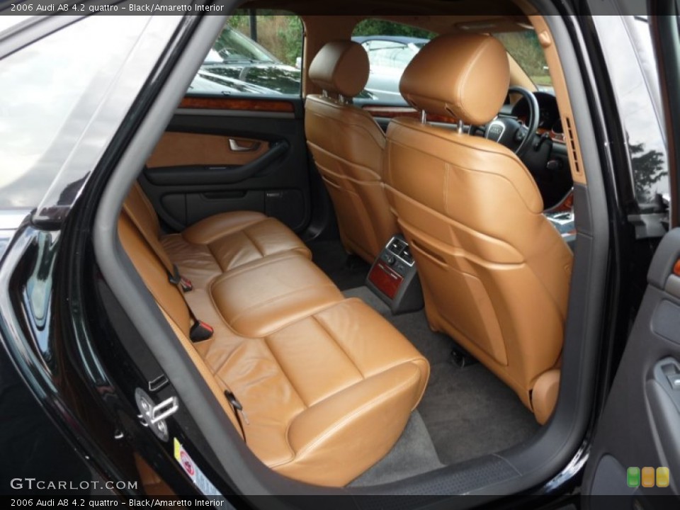 Black/Amaretto Interior Photo for the 2006 Audi A8 4.2 quattro #52571120