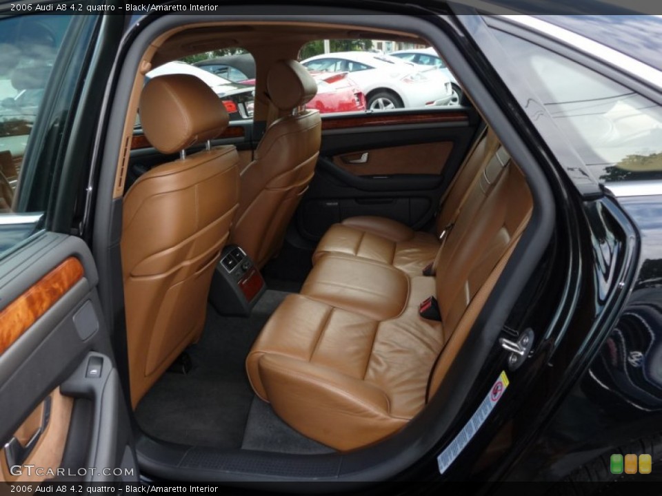 Black/Amaretto Interior Photo for the 2006 Audi A8 4.2 quattro #52571135