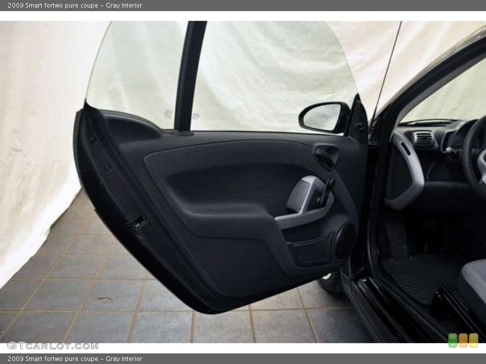 Gray Interior Door Panel for the 2009 Smart fortwo pure coupe #52571285